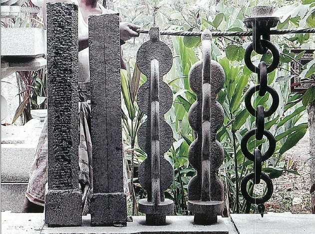 Carving a Stone Chain