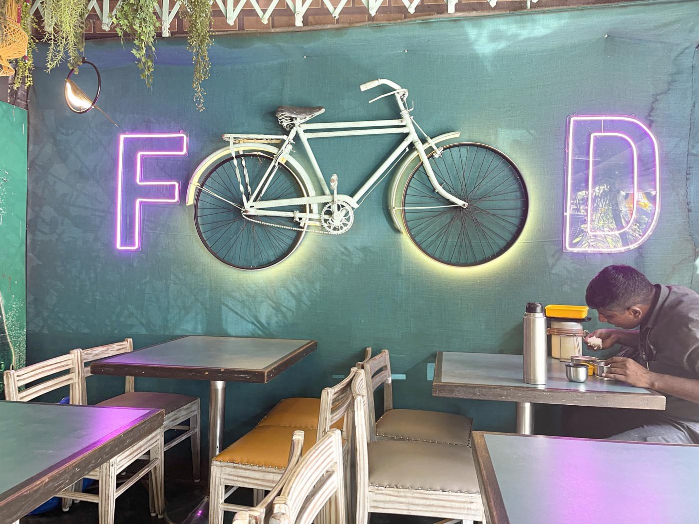 “Food” wall art in Shiv Sagar. Photo: all photos courtesy lavina melwani